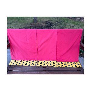 Vintage Disney Characters Mickey Mouse Pillowcase Pillow Slip Standard Pink Yell